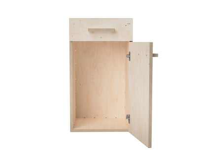 DIY modular cabinet CNC project for workshop organization - modular CNC workbench attachment