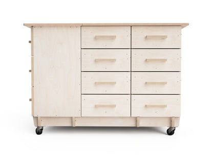 Modular workbench accessory with four spacious drawers DXF