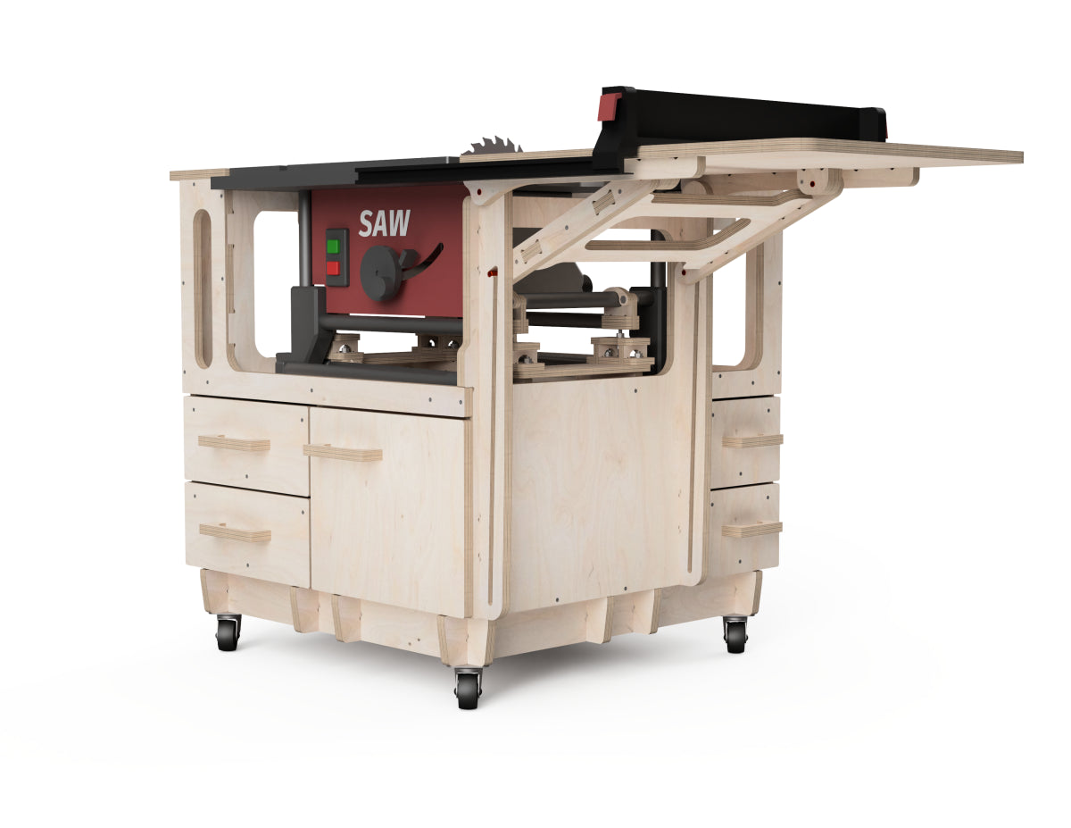 Modular Workbench Attachment - Jobsite Table Saw DXF Files