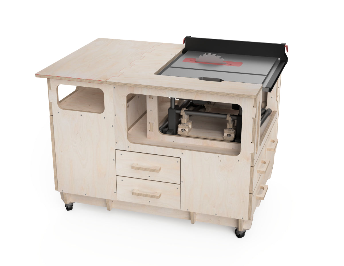 Modular Workbench Attachment - Jobsite Table Saw DXF Files