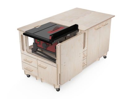 Modular Workbench Attachment - Jobsite Table Saw DXF Files