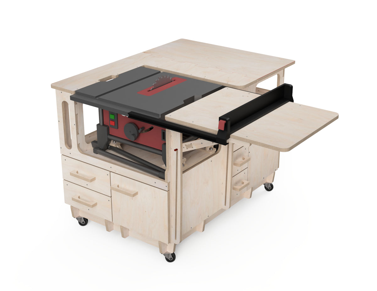 Modular Workbench Attachment - Jobsite Table Saw DXF Files