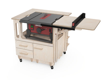 Modular Workbench Attachment - Jobsite Table Saw DXF Files