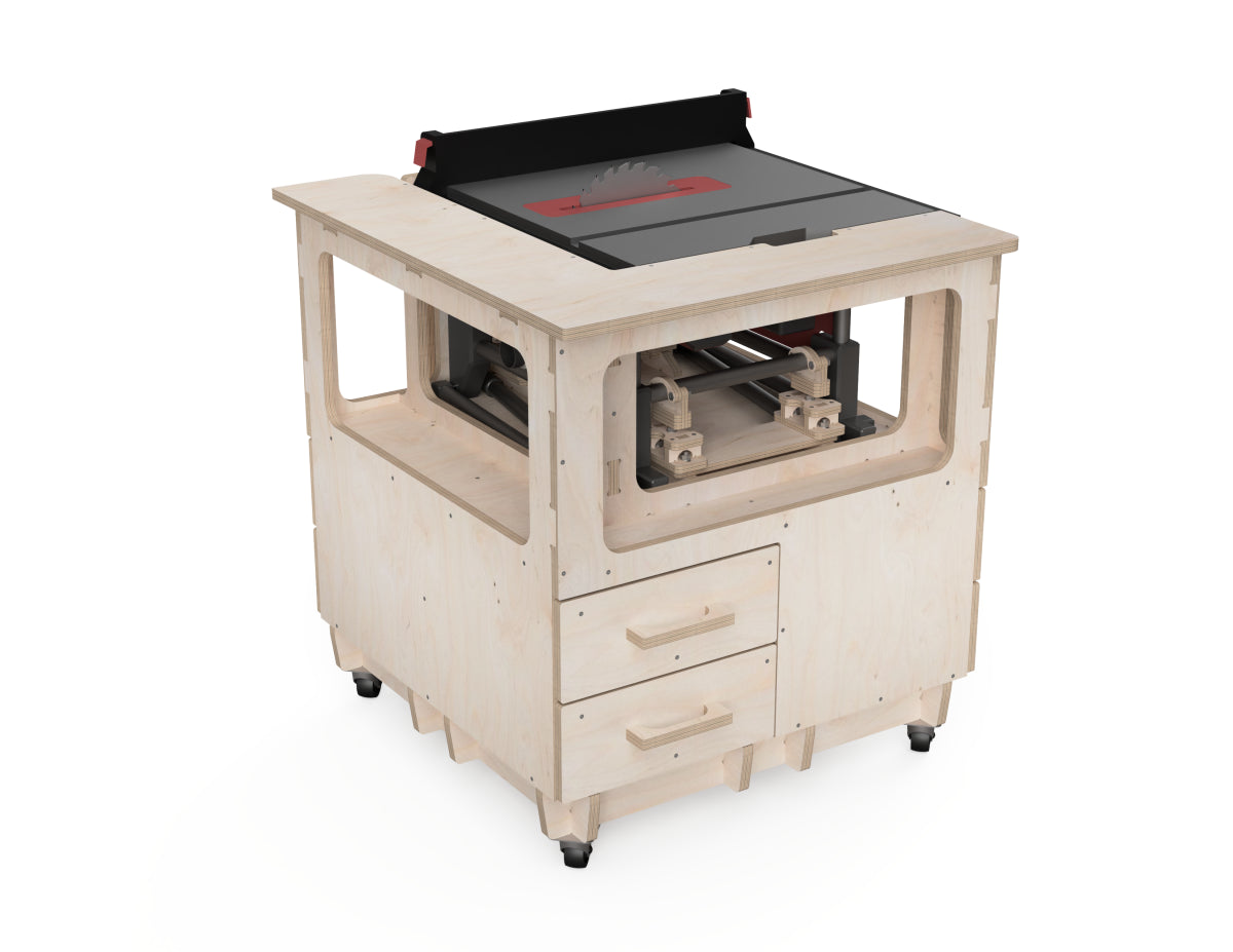 Modular Workbench Attachment - Jobsite Table Saw DXF Files
