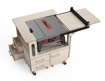 Modular Workbench Attachment - Jobsite Table Saw DXF Files