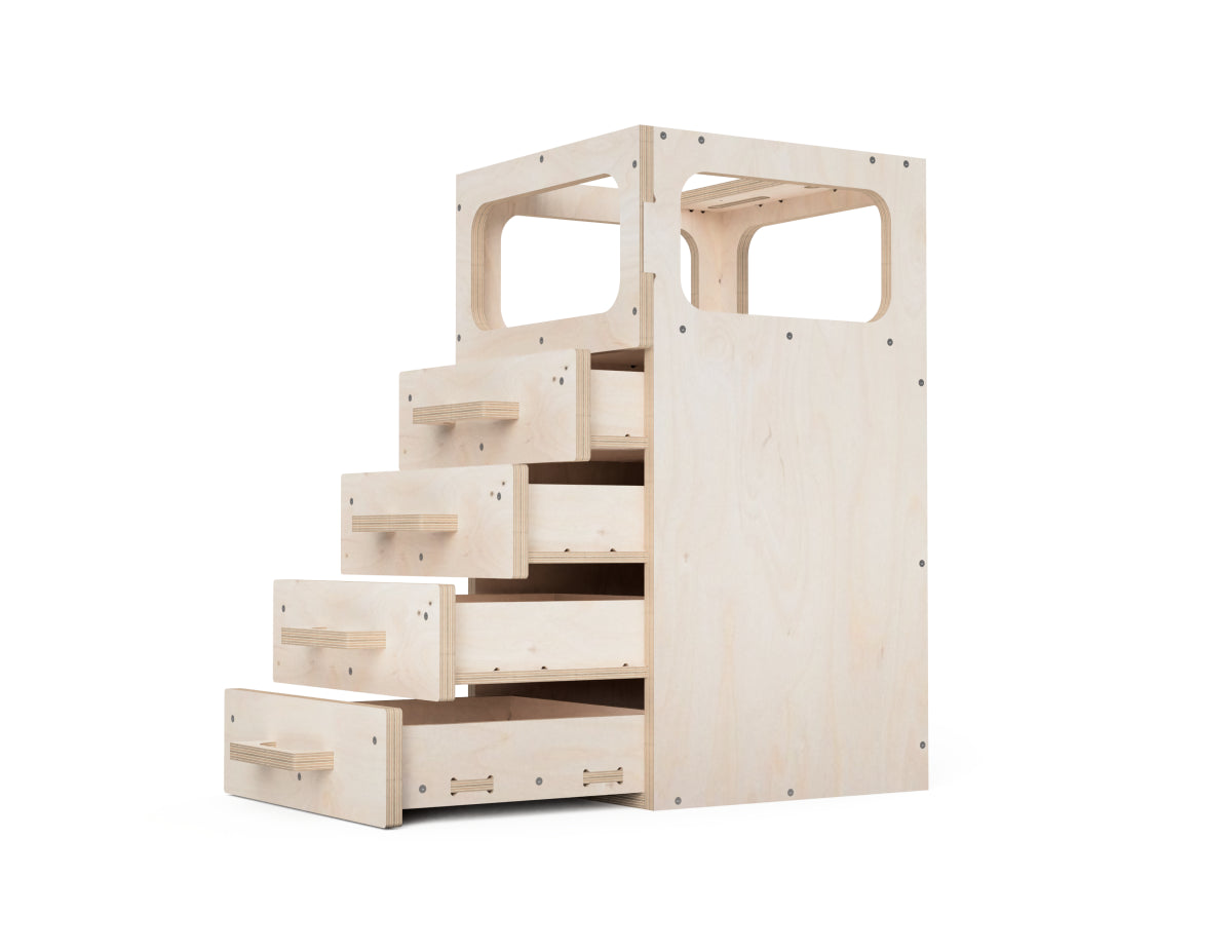 Easy-to-build modular workbench attachment with CNC file
