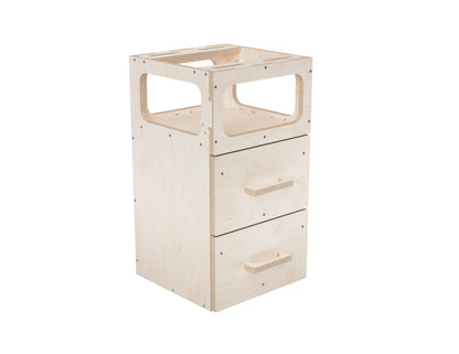 DIY CNC workbench drawer module with built-in drawer slides