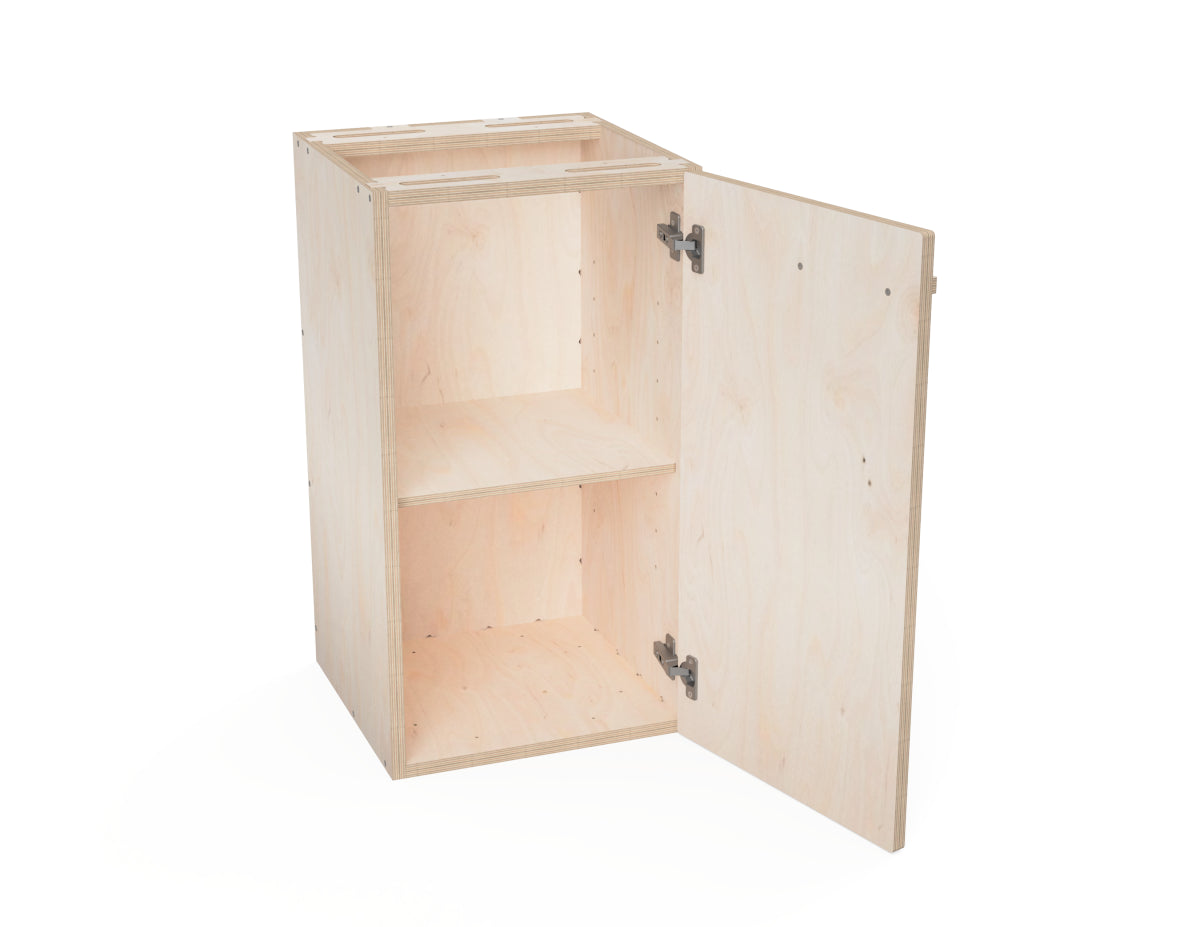 DIY CNC modular workbench cabinet with door and shelves