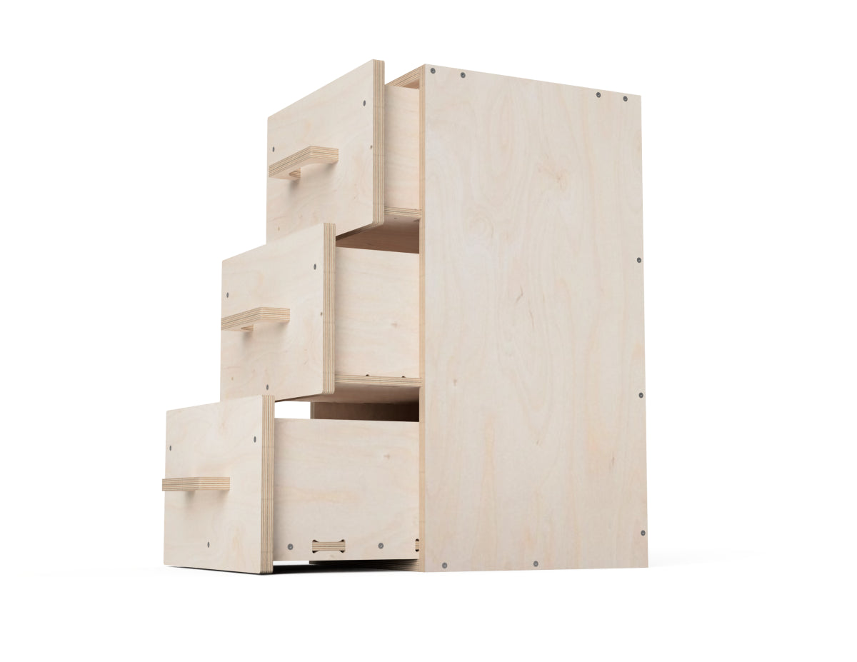 DIY CNC project cabinet with included work surface panels
