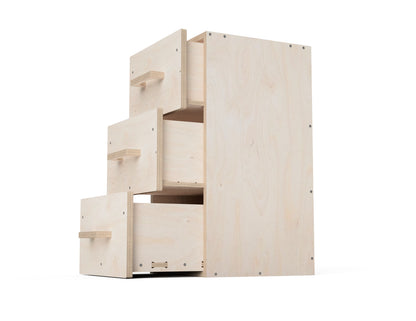 DIY CNC project cabinet with included work surface panels