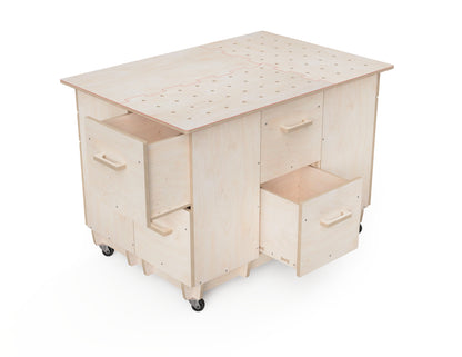 Modular workbench attachment with included panel files