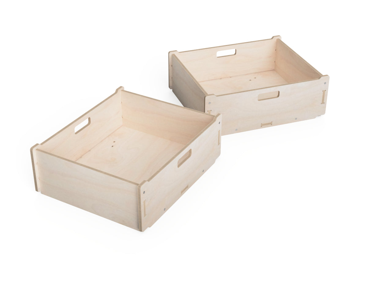 DIY CNC plywood storage boxes for workshop organization
