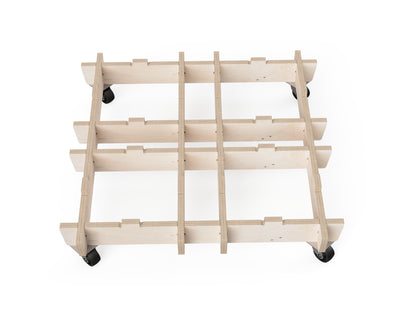 Base frame foundation for customizable modular workbench