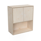 Kitchen Wall Cabinet - Double Open Shelf (Inset Door Cabinets) DXF Files