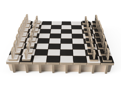 Premium Chess Set DXF Files