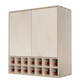 Kitchen Wall Cabinet - Double Wine Storage (Inset Door Cabinets) DXF Files