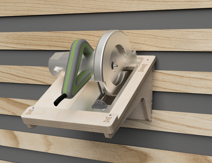 Circular Saw Stand - French Cleat Attachment - DXF Files