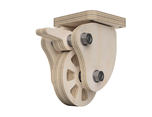 Casters With Brakes DXF files CNC DXF file design overview