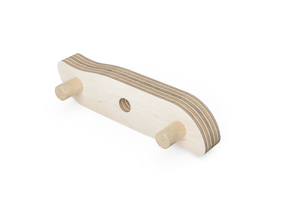 small jig made on a CNC router for marking center line on the workpiece - rendered image.