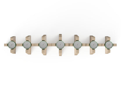 Detailed DXF drawing of christmas candle bridge - winter castle - for CNC router