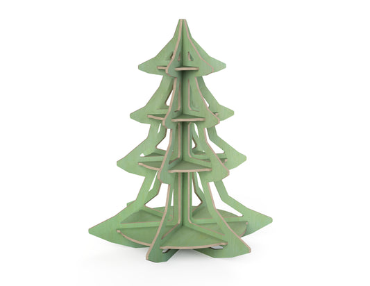 Christmas Tree DXF file CNC DXF file design overview