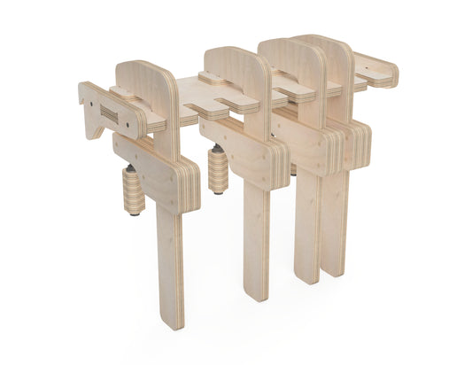 Clamp Racks - French Cleat Attachment - CNC DXF file design overview