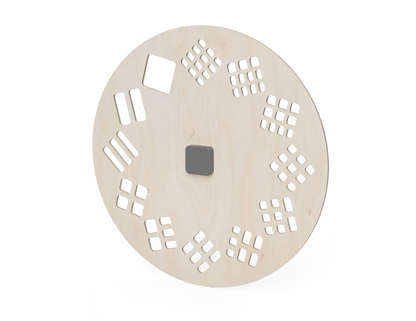 Detailed DXF drawing of clock face "squares" for CNC router