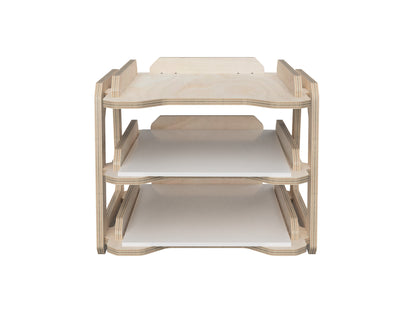 Detailed DXF drawing of table organizer dxf file for CNC router