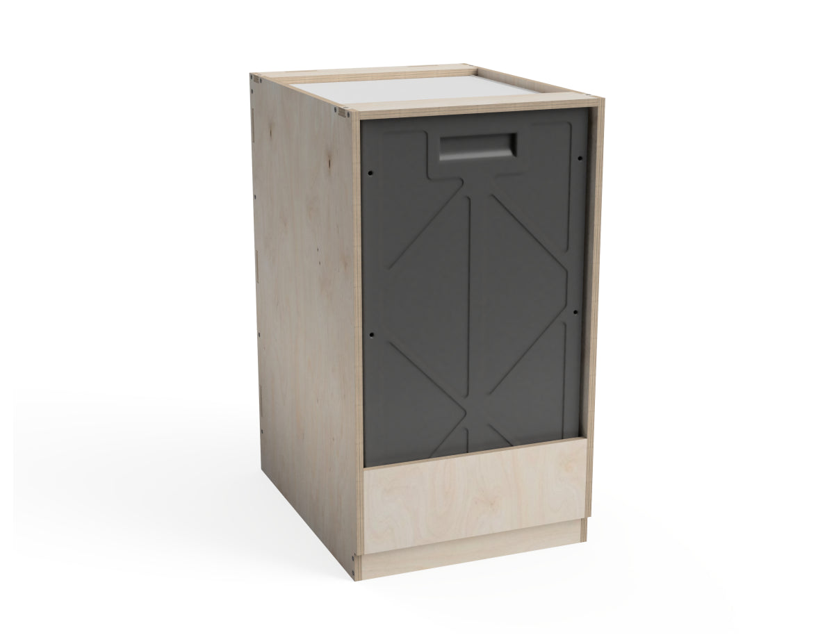 Dishwasher Cabinet (Inset Door Cabinets) CNC-ready design showing joints and assembly features