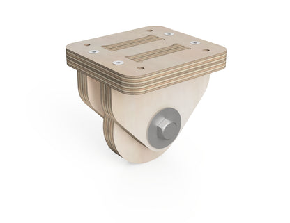 Free DXF Files for Fixed Caster Wheels | CNC Router Project Plans ...