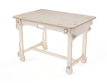 Foldable Table DXF file CNC DXF file design overview