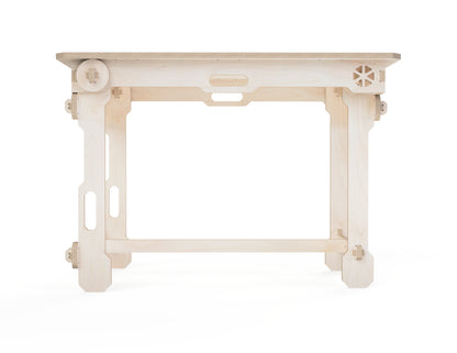 Foldable Table DXF file DXF file rendered from angled view for CNC cutting