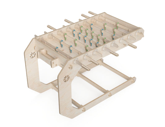Foosball table DXF file CNC DXF file design overview