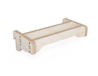 Detailed DXF drawing of hammer holder rack - french cleat attachment - for CNC router