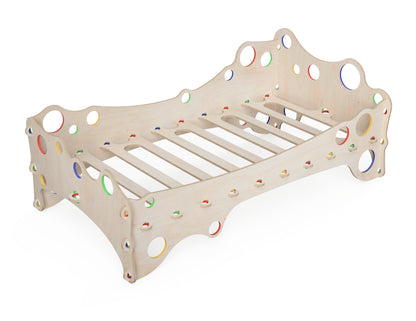 Kids Bed "Bubble Gum" CNC DXF file design overview