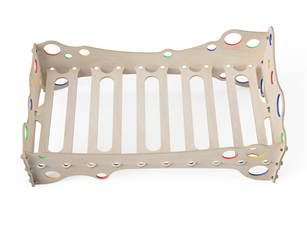 Detailed DXF drawing of kids bed "bubble gum" for CNC router