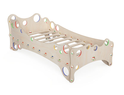 Kids Bed "Bubble Gum" CNC DXF file design overview