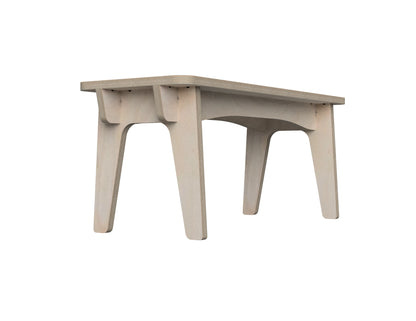 Rendered view of kids bench dxf file layout from DXF file