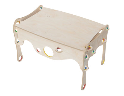 Kids Desk "Bubble Gum" CNC DXF file design overview