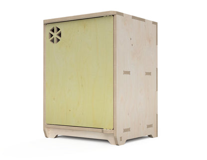 Kids kitchen cabinet DXF file CNC DXF file design overview