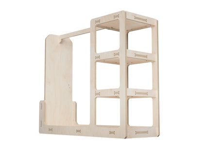 Kids Wardrobe DXF file CNC-ready design showing joints and assembly features