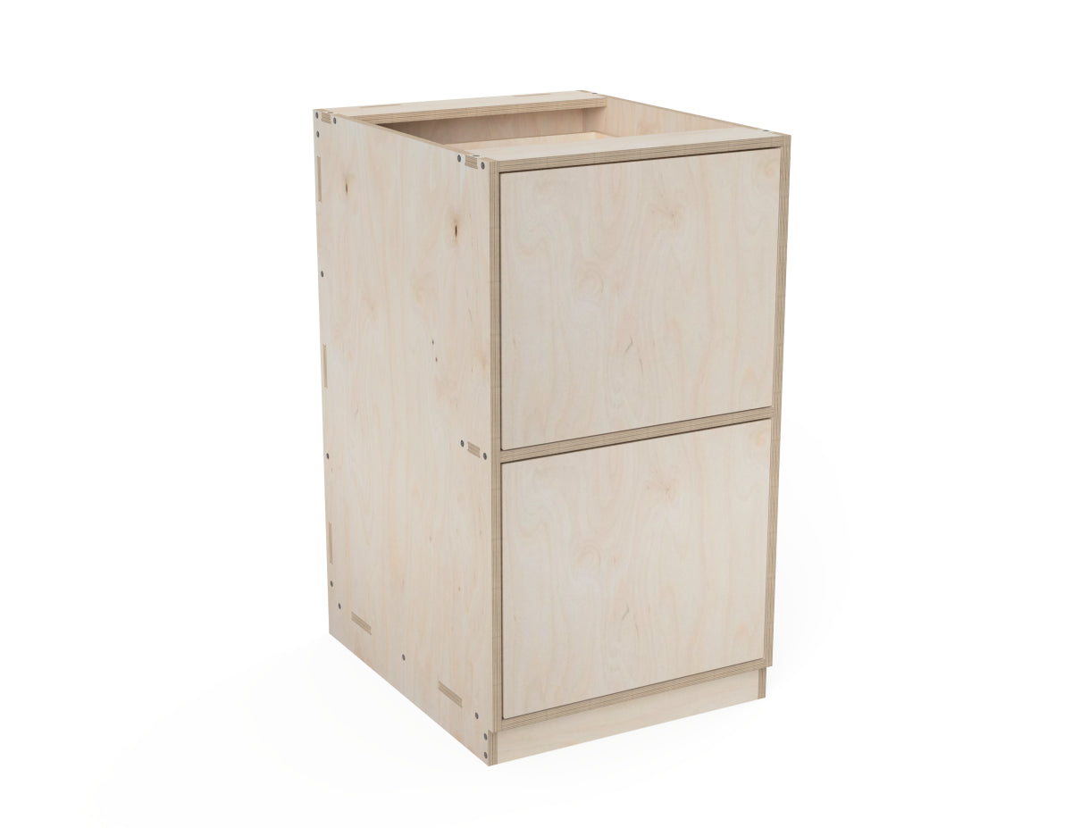 Kitchen Cabinet - 2-Drawers (Inset Door Cabinets) CNC DXF file design overview