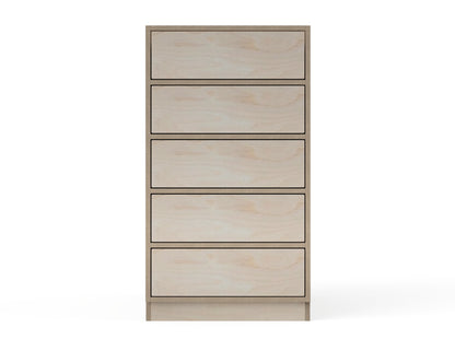 Kitchen Cabinet - 5-Drawers (Inset Door Cabinets) CNC DXF file design overview