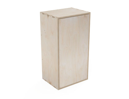 Kitchen Wall Cabinet - Simple One Door Option (Inset Door Cabinets) CNC DXF file design overview