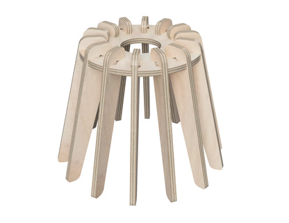 Lamp Shade "Traditional" Free CNC-ready design showing joints and assembly features