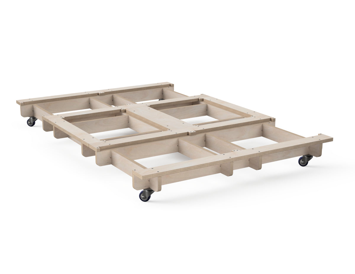 Large CNC plywood workbench base DXF files