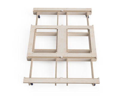 Large modular cabinet base DXF file for workbench setup