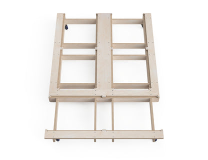 Modular 3x2 cabinet base assembly from plywood