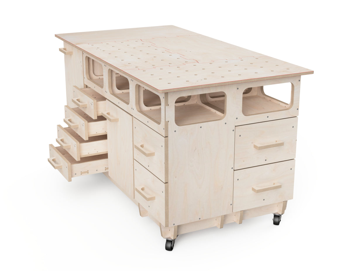 Modular Workbench Attachment DXF File Bundle