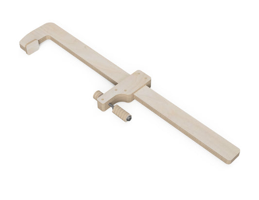 Large Plywood Clamps CNC DXF file design overview